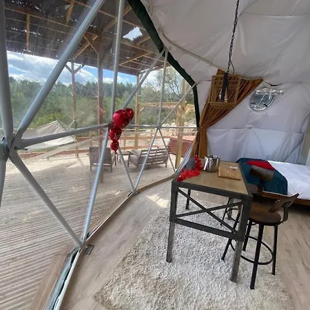 Lüks kamp alanı Dome Cocon D'amour Privatif *