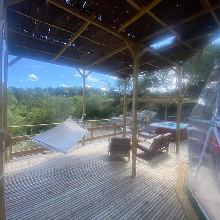 Dome Cocon D'amour Privatif Lüks kamp alanı Durban-Corbieres