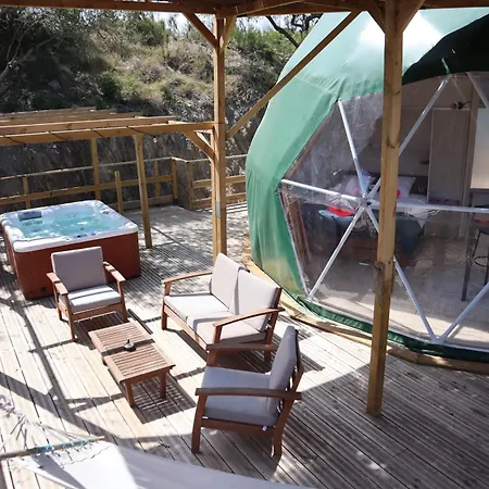 Dome Cocon D'amour Privatif Lüks kamp alanı Durban-Corbieres
